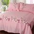 Luxury Embroidered Duvet Set _ Pink